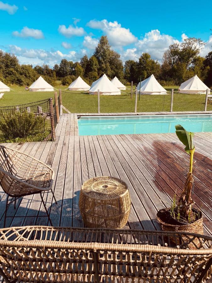 Greenvalleyglamping Sesce Pri Preboldu エクステリア 写真